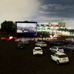 Автомобильный кинотеатр переехал на Петроградку