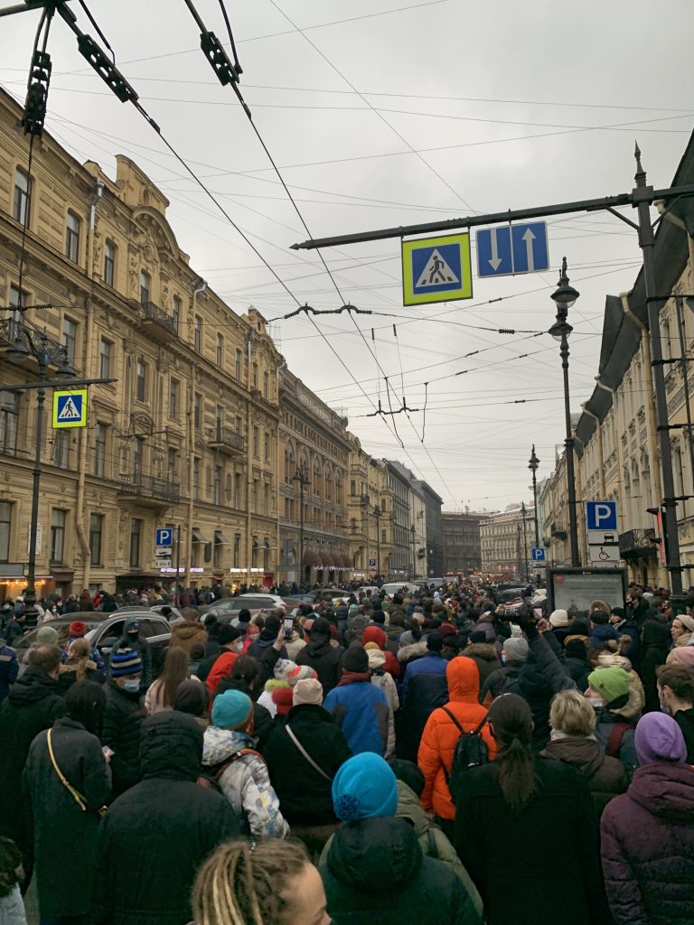 Митинг 23 января Петербург